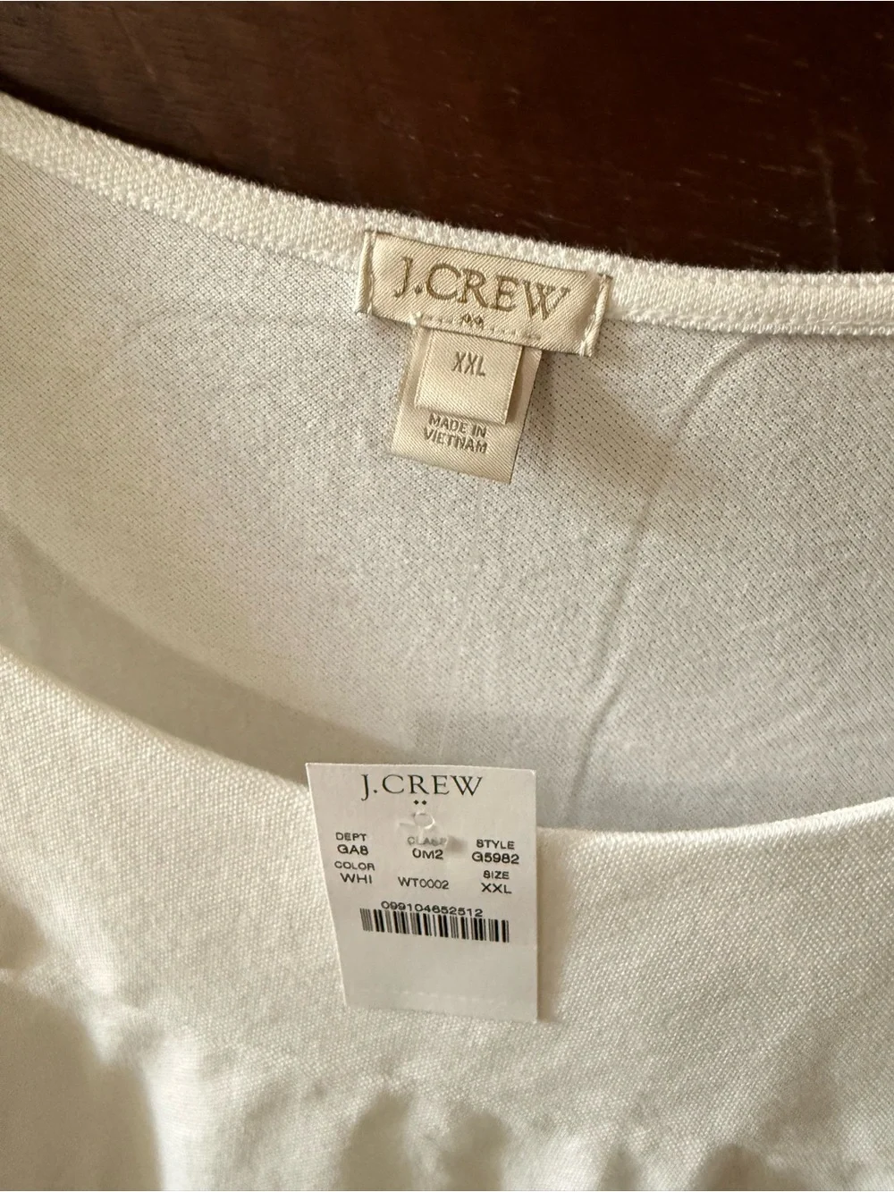 J. Crew White Ruffle-Front Sleeveless Tank Top - Picture 2 of 3
